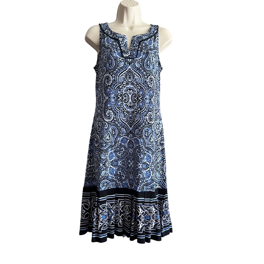 White House Black Market Sleeveless Shift Flounce Dress XXS